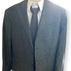 Joseph Abboud Guabello D.O.B.G., Tan/Brown Size 44, Wool/Linen Sport Coat/Blazer